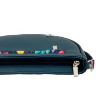 Leyla 2 az 1-ben sötétkék/ levélminta