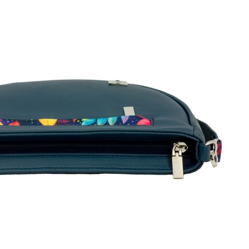 Leyla 2 az 1-ben sötétkék/ levélminta