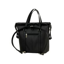 Bora 3 az 1-ben Mini (hátizsák, kézitáska, válltáska) fekete/ fekete 3d hullámminta