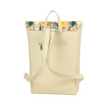 Inez fedeleles hátizsák maxi bézs/ réti virág