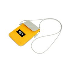 Médea mini mobiltelefon táska okker/ világosszürke