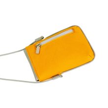 Médea mini mobiltelefon táska okker/ világosszürke