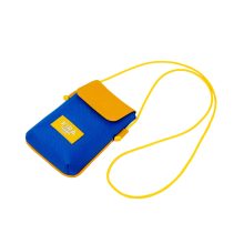 Médea mini mobiltelefon táska királykék/okker
