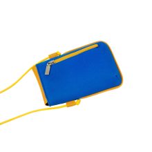 Médea mini mobiltelefon táska királykék/okker