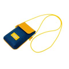 Médea mini mobiltelefon táska sötétkék/okker