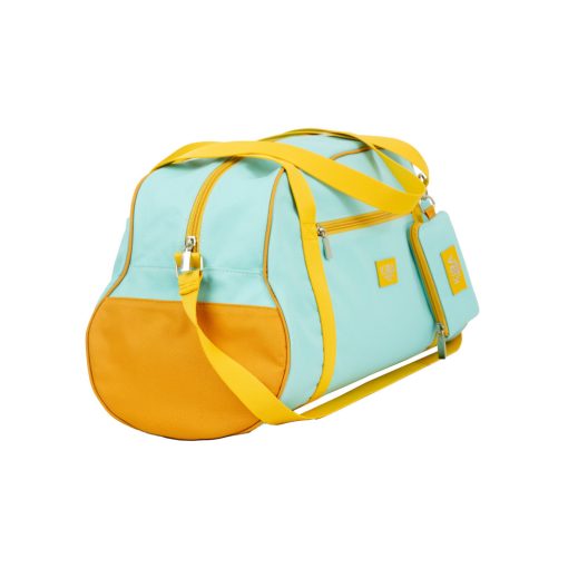 Véda sporttáska menta/ okker