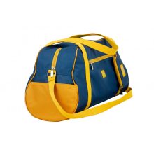 Véda sporttáska sötétkék/ okker