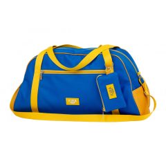 Véda sporttáska királykék/ okker