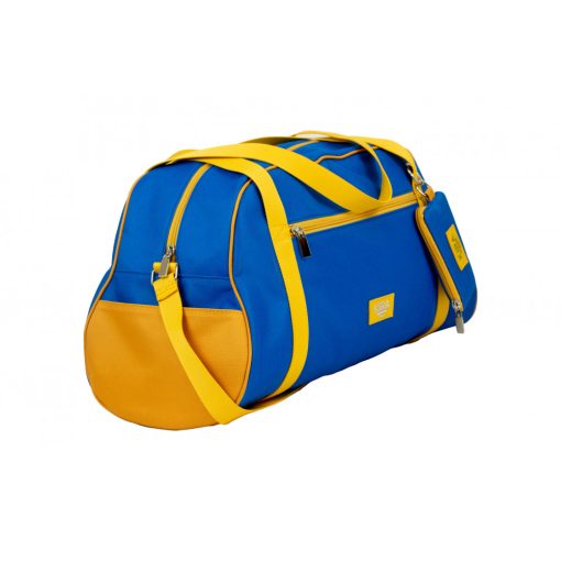 Véda sporttáska királykék/ okker