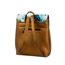 Kora maxi cserélhető fedeles hátizsák sötétbronz/ jégvilág