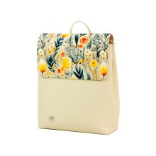 Kora maxi cserélhető fedeles hátizsák ezüst /okker geometrikus