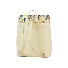 Kora maxi cserélhető fedeles hátizsák ezüst /okker geometrikus