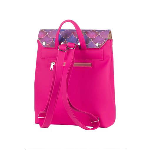 Kora maxi cserélhető fedeles háti pink/sellő