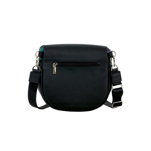 Rea válltáska fekete/ gombák