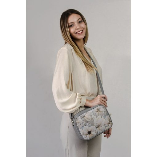 Írisz maxi válltáska fekete/ mókusok