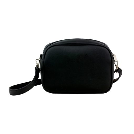 Írisz maxi válltáska fekete/ macik