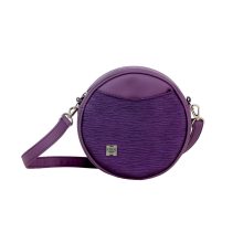 Noa körtáska levendula/ 3d hullámminta