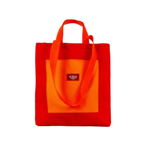 Aida shopper piros/ narancs