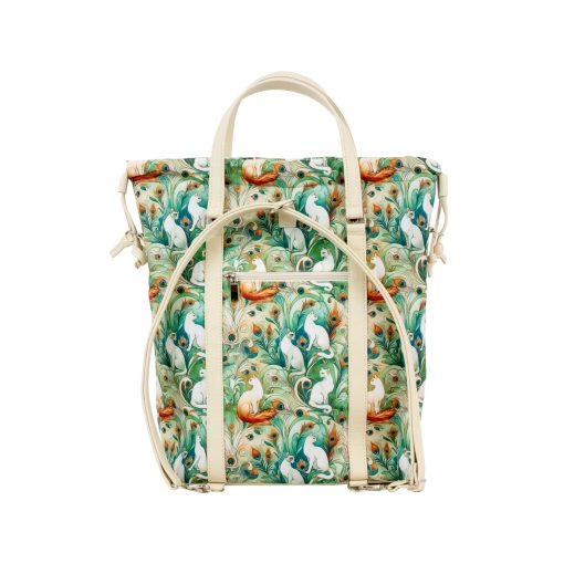 Bora 3 az 1-ben Maxi (hátizsák, kézitáska, válltáska) Bézs/cicák