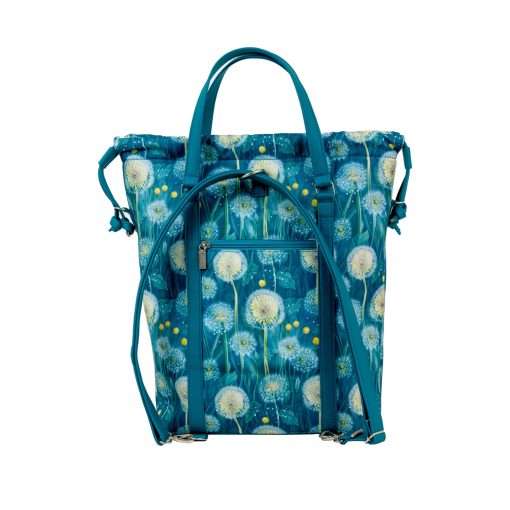 Bora 3 az 1-ben Maxi (hátizsák, kézitáska, válltáska) Türkíz/ pitypang