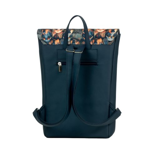 Inez fedeleles hátizsák maxi sötétkék/ tacskók