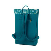 Inez fedeleles hátizsák maxi Türkíz/pitypang