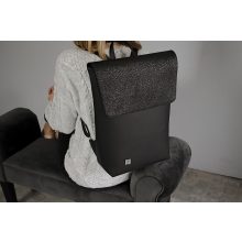 Inez fedeleles hátizsák maxi Türkíz/pitypang