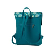Inez fedeleles hátizsák mini Türkíz/pitypang
