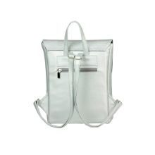 Inez fedeleles hátizsák mini ezüst/ ezüst 3d hullámminta 