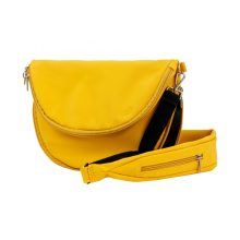 Lea válltáska okker/ fekete