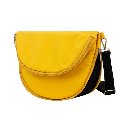 Lea válltáska okker/ fekete