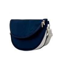Lea válltáska sötétkék/ szürke