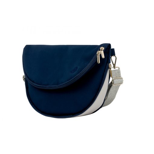 Lea válltáska sötétkék/ szürke
