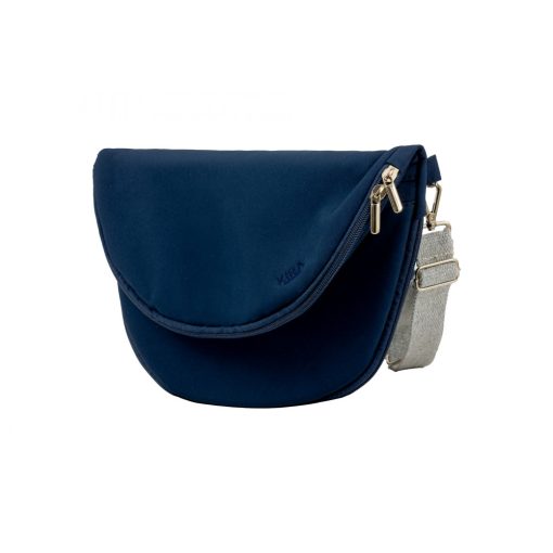 Lea válltáska sötétkék/ szürke